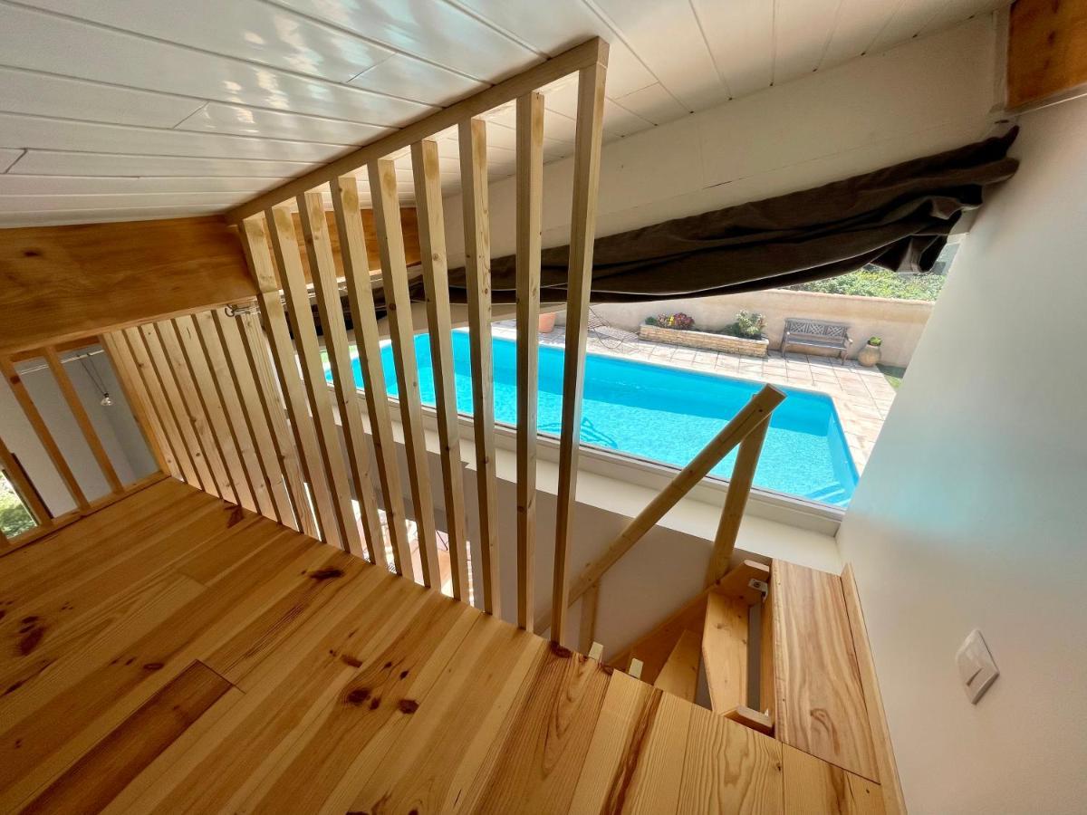 Annexe Des Pins - Studio Gite Avec Piscine & Climatisation Villeneuve-lès-Béziers エクステリア 写真